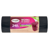 Grosik, sacs poubelles LD, 240 l, 10 pièces