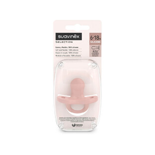 Suavinex Colour Essence SX Pro, chupete, 100% silicona, fisiológico, color carne, 6-18 meses, 1 unidad Suavinex Colour Essence SX Pro, chupete, 100% silicona, fisiológico, color carne, 6-18 meses, 1 unidad