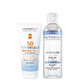 Set Dermedic Sunbrella Baby, protective milk for babies from 1 month, for face and body, sensitive skin, SPF 50, 100 ml + Micellar Lotion H2O, dehydrated and dry skin, 100 ml
