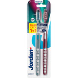Jordan Ultralite Medium, toothbrush, medium, 2 pieces