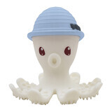 Mombella, chew toy, octopus, light blue, from 3 months, 1 pc