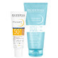 Set Bioderma Photoderm M, protective cream for skin prone to hyperpigmentation, dark, SPF 50+, 40 ml + soothing gel-cream for prolonging the tan, 100 ml