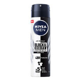 Men's Deodorant Spray Black &amp; White Invisible Power, 150 ml, Nivea