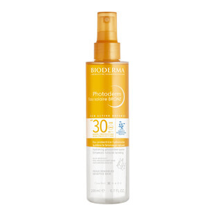 Bioderma Photoderm Eau Solaire Bronz, acqua protettiva bifasica idratante, SPF 30, 200 ml Bioderma Photoderm Eau Solaire Bronz, acqua protettiva bifasica idratante, SPF 30, 200 ml