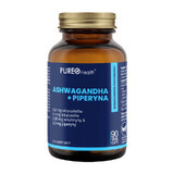 Pureo Health Ashwagandha + piperine, 90 vegetable capsules