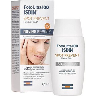 Isdin Spot Prevent Fusion Sun Protection Fluid for Face with SPF 50+ , 50 ml