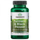 Swanson Full Spectrum Kurkuma &amp; Zwarte Peper, kurkuma en zwarte peper, 60 plantaardige capsules