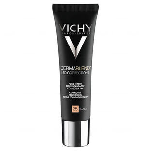 Vichy Dermablend Correcting 3D, foundation for leveling the skin surface, no. 35, Sand, 30 ml Vichy Dermablend Correcting 3D, foundation for leveling the skin surface, no. 35, Sand, 30 ml