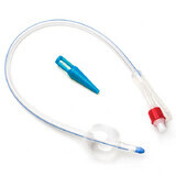 Cateter uretral Foley, 2 căi cu valvă din plastic, 100% silicon, cu contrast pentru raze X, CH 18, 1 buc Cateter uretral Foley, 2 căi cu valvă din plastic, 100% silicon, cu contrast pentru raze X, CH 18, 1 buc