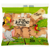 Ania Jungle Minikoekjes, zonder toegevoegde suiker, 50 g