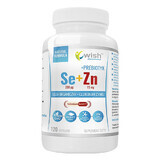 Wish, Organic Selenium 200 µg + Zinc Gluconate 15 mg + Prebiotic, 120 capsules