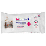 Cleanic Antibacterial, cooling wipes with antibacterial liquid, 40 pieces