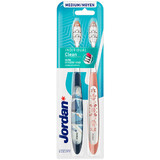 Jordan Individual Clean, toothbrush, medium, 2 pieces