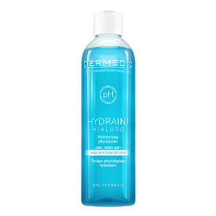 Dermedic Hydrain 3 Hialuro, facial moisturizer, dehydrated, dry and very dry skin, 200 ml