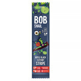 Bob Snail Stripe Fruit snacks, apple, blackcurrant, 14 g