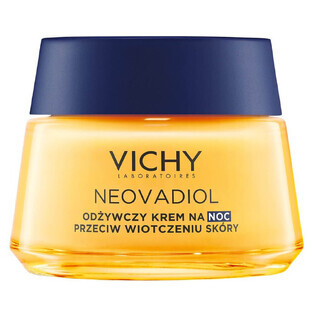 Vichy Neovadiol Post-Menopausa, crema notte riparatrice contro il rilassamento cutaneo, 50 ml