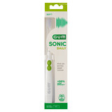 Sunstar Gum Sonic Sonic Daily, sonic toothbrush, white, 1 pc