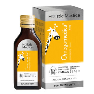 Omegamedica Kids, liquid, lemon-banana flavor, 100 ml