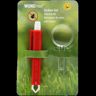 Set against ticks, Pesnset + Magnifier, WundMed