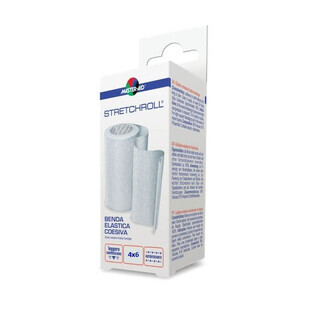 Stretchroll self-adhesive elastic bandage, 4mx6cm, Pietrasanta Pharma