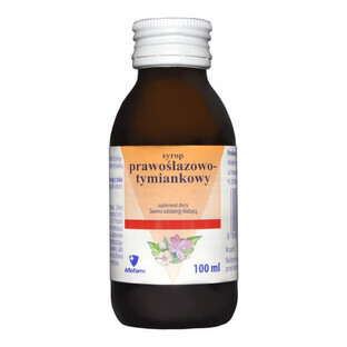 Syrup, Prawolazo-Thyme, 100ml - Long Shelf Life!