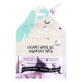 Verhelderend gezichtsmasker met bio cellulose kokoswater gel, Unicorn, Inuwet, 30 ml