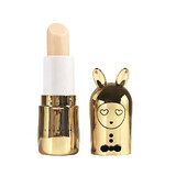 Kinder lippenbalsem met glitter, Goud, met Cheesecake smaak, Inuwet, 3.5 gr