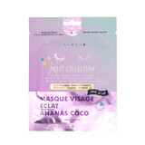 Biocellulose verhelderend gezichtsmasker met ananasextract, Fruit Collection, Inuwet, 30 ml