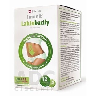 Swiss Imunit LAKTOBACILY 72 capsules