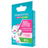 Gerovital Stop Acne Blackhead Cleansing Strips, 8 pieces, Farmec