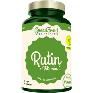 GreenFood Nutrition Rutine + Vitamine C 90 capsules