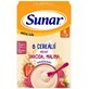 Sunar Brei mit 8 Getreidesorten Erdbeeren, Himbeeren 210 g