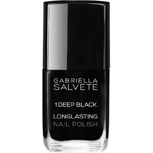 Gabriella Salvete Lacca per unghie a lunga tenuta con alta lucentezza 01 Deep Black 11 ml Gabriella Salvete Lacca per unghie a lunga tenuta con alta lucentezza 01 Deep Black 11 ml