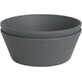 Mushie round bowl - Smoke 2 pcs