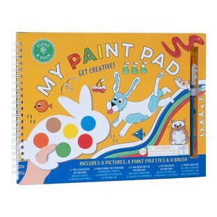 Coloring book with watercolors, My Paint Pad Pets, 3 years+, Floss & Rock