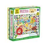Kids Puzzle Zoom - Dinosaurs, 3 years+, 24 pieces, Ludattica