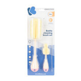 3in1 bottle cleaning brush, Pink, Kikko Boo