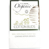 Organic ear swabs, 200 pieces, MacDonald &amp; Taylor