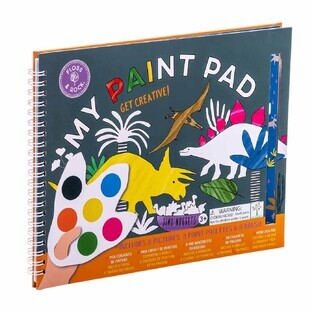 Libro da colorare ad acquerello My Paint Pad Dino, 3 anni+, Floss & Rock