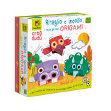 Skill game Create with me - Cut and paste, My first Origami, 3-5 years, Ludattica