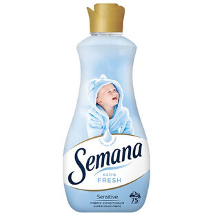Extra Fresh Sensitive Laundry Conditioner, 75 washes, 1.5 l, Week