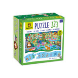 Puzzle for kids 1 2 3 Jungle, 3 years+, Ludattica