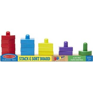 Wooden shapes for sorting and stacking, +2 years, Melissa & Doug