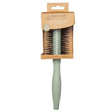Natural Fiber round brush, Green, Beter