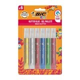 Kids glitter sticker, 3 years+, 6 pcs, BIC