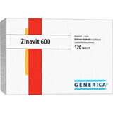 GENERICA Zinavit 600 met sinaasappelsmaak 1×120 tbl, voedingssupplement