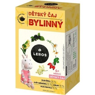 LEROS BIO CHILDREN'S HERBAL TEA+ 20×2 g, herbal tea for children