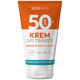 Crema viso Soleskin, SPF 50+, 50 ml