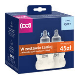 Lovi Medical+ set, anti-colic bottle with dynamic teat, mini, from birth, 2 x 150 ml