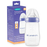 Lansinoh, NaturalWave medium flow teat bottle, 240 ml